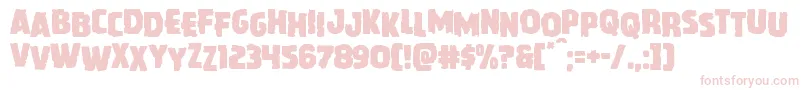 Howlinmadstag Font – Pink Fonts on White Background