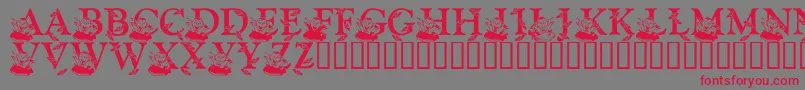 Czcionka LmsBloodsuckerProxy – czerwone czcionki na szarym tle