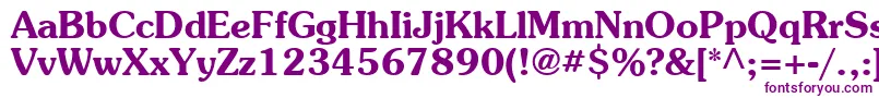 Шрифт Agpb – фиолетовые шрифты на белом фоне