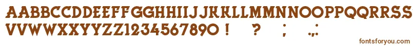 More about HerneRegular Font HerneRegular Font – Brown Fonts on White Background