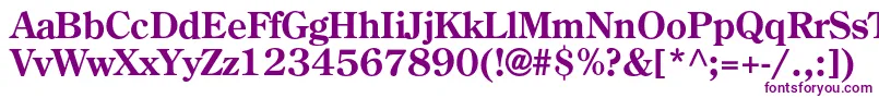 AgcenturioncBold Font – Purple Fonts on White Background