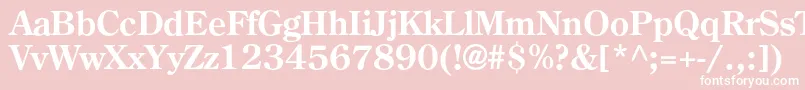 AgcenturioncBold Font – White Fonts on Pink Background