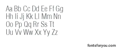 HelveticaLtCondensedLight Font