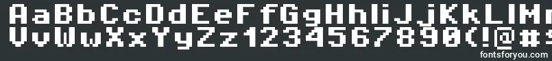 Pixeloperator8Bold Font – White Fonts