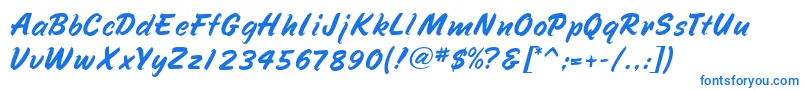 Weitere Informationen zur SpeedlineMf-Schriftart SpeedlineMf-Schriftart – Blaue Schriften