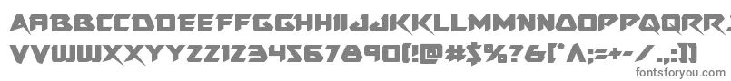 Skirmisher Font – Gray Fonts on White Background