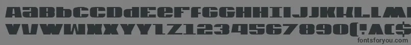 Usac2 Font – Black Fonts on Gray Background