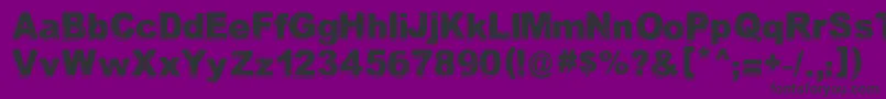 GoodChoice Font – Black Fonts on Purple Background