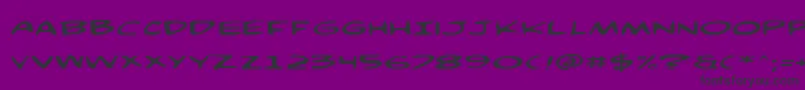 Comicv3e Font – Black Fonts on Purple Background