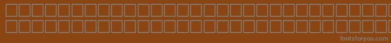 Шрифт OpenRegular – серые шрифты на коричневом фоне