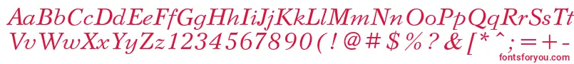 fuente SvetlanacItalic – Fuentes Rojas