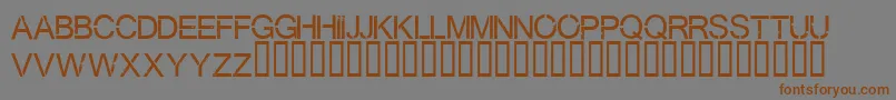 Virtualbliss Font – Brown Fonts on Gray Background