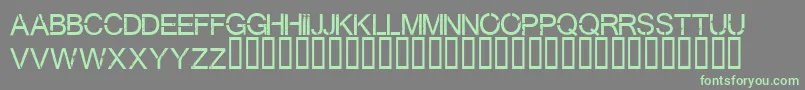 Virtualbliss Font – Green Fonts on Gray Background
