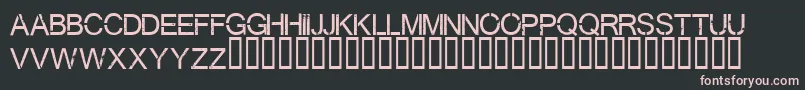 Virtualbliss Font – Pink Fonts on Black Background