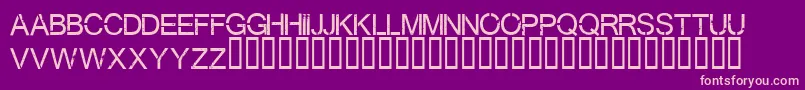 Virtualbliss Font – Pink Fonts on Purple Background