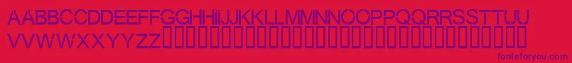 Virtualbliss Font – Purple Fonts on Red Background