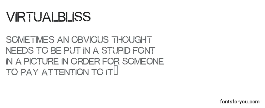 Review of the Virtualbliss Font