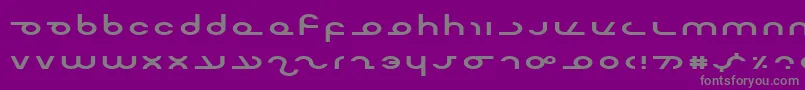 Шрифт MasterdomExp – серые шрифты на фиолетовом фоне