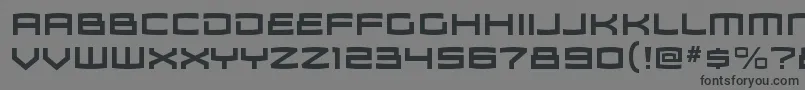 ZosmargBold Font – Black Fonts on Gray Background