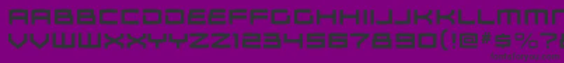 Fonte ZosmargBold – fontes pretas em um fundo violeta