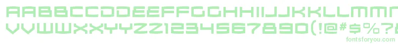 ZosmargBold-fontti – vihreät fontit