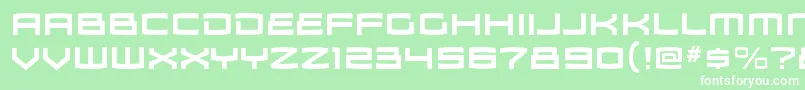 ZosmargBold Font – White Fonts on Green Background