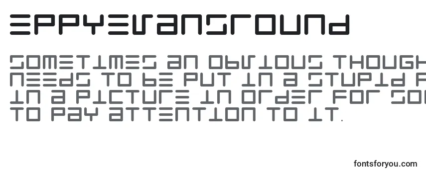 EppyEvansRound Font