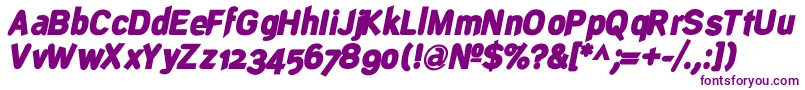 DeconstructBlackoblique Font – Purple Fonts