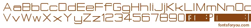 Шрифт EurostealBigCaps – коричневые шрифты