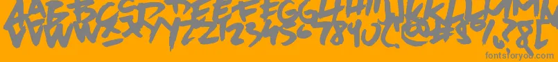 More about AvenueDrift Font AvenueDrift Font – Gray Fonts on Orange Background