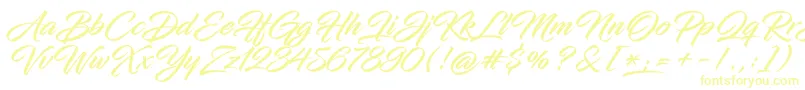 InfiniteStrokeBolderCond Font – Yellow Fonts