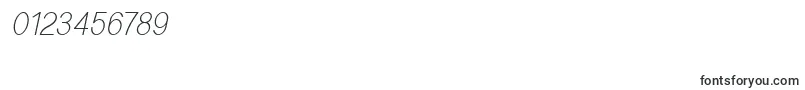 NuorderLightitalic Font – Fonts for Numbers and Digits