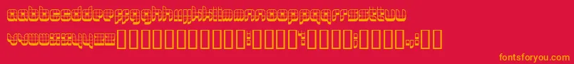 More about Lastu2 Font Lastu2 Font – Orange Fonts on Red Background