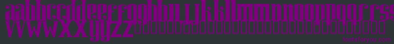 Riweuk Font – Purple Fonts on Black Background