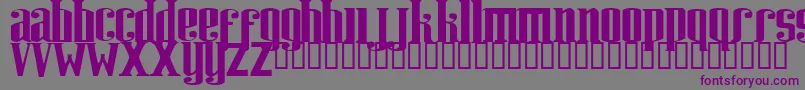 Riweuk Font – Purple Fonts on Gray Background