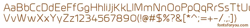 MillarRegular Font – Brown Fonts on White Background