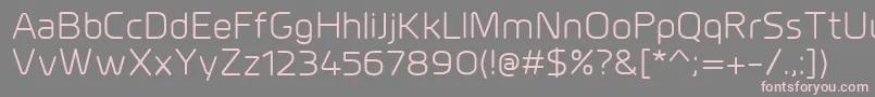 MillarRegular Font – Pink Fonts on Gray Background