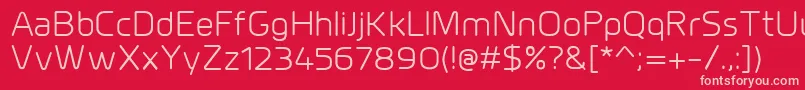 MillarRegular Font – Pink Fonts on Red Background