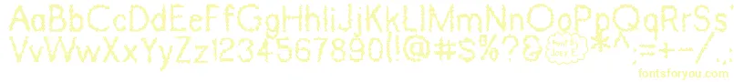 DinosaurSkin Font – Yellow Fonts