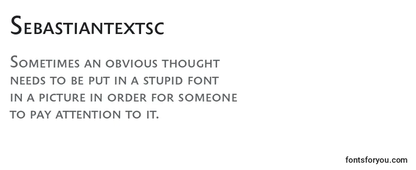 Review of the Sebastiantextsc Font