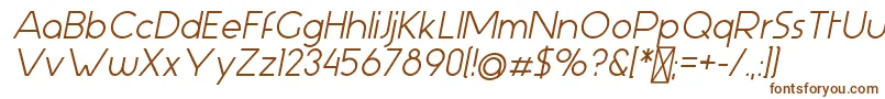AspergitBoldItalic Font – Brown Fonts