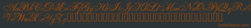 More about OneFellSwoop Font OneFellSwoop Font – Brown Fonts on Black Background