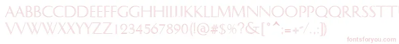 ArenaCapsSsi-Schriftart – Rosa Schriften