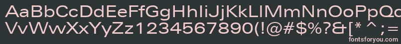 Подробнее о шрифте ZurichExtendedBt Шрифт ZurichExtendedBt – розовые шрифты на чёрном фоне