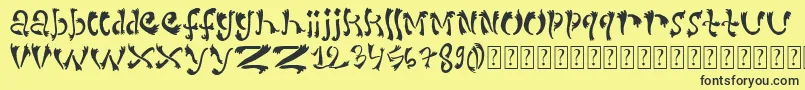 More about Dirtyserif Font Dirtyserif Font – Black Fonts on Yellow Background