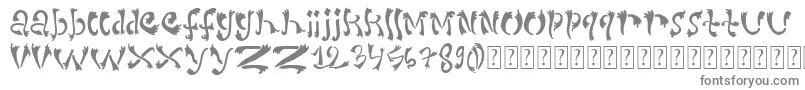 Dirtyserif-Schriftart – Graue Schriften auf weißem Hintergrund