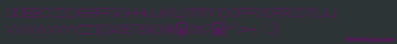 Kravitz ffy Font – Purple Fonts on Black Background