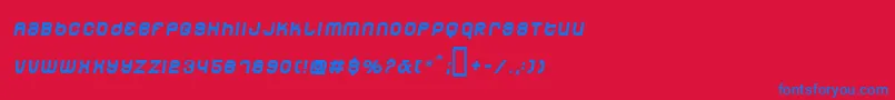 More about Dunem Font Dunem Font – Blue Fonts on Red Background