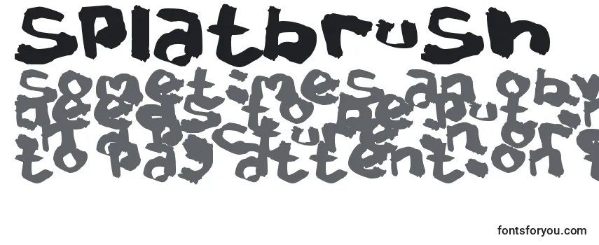 SplatBrush-fontti