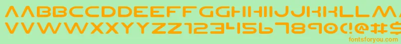 More about PlanetNsExpanded Font PlanetNsExpanded Font – Orange Fonts on Green Background